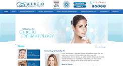 Desktop Screenshot of curciodermatology.com