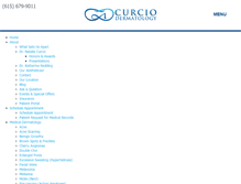 Tablet Screenshot of curciodermatology.com